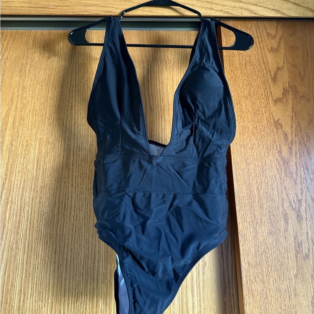 SHEIN Black One Piece Swimsuit